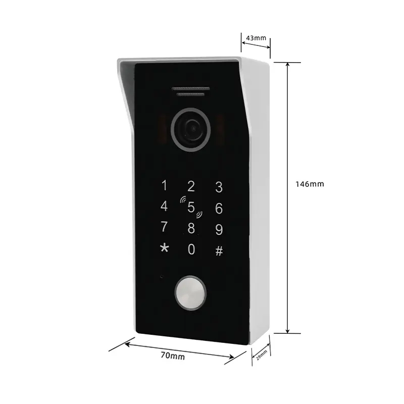 4 wire video intercom