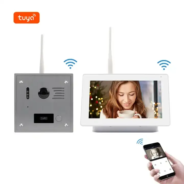 Factory Wireless IP WiFi video intercom doorbell for home...
