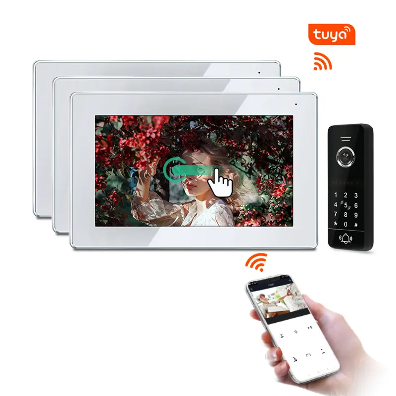 WiFi Video Door PhoneWorks with Smartphone by App Tuya