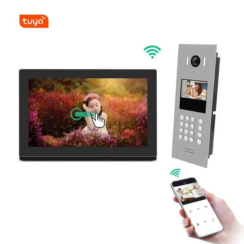 Stainless Steel IP Video Door Entry System For Apartment