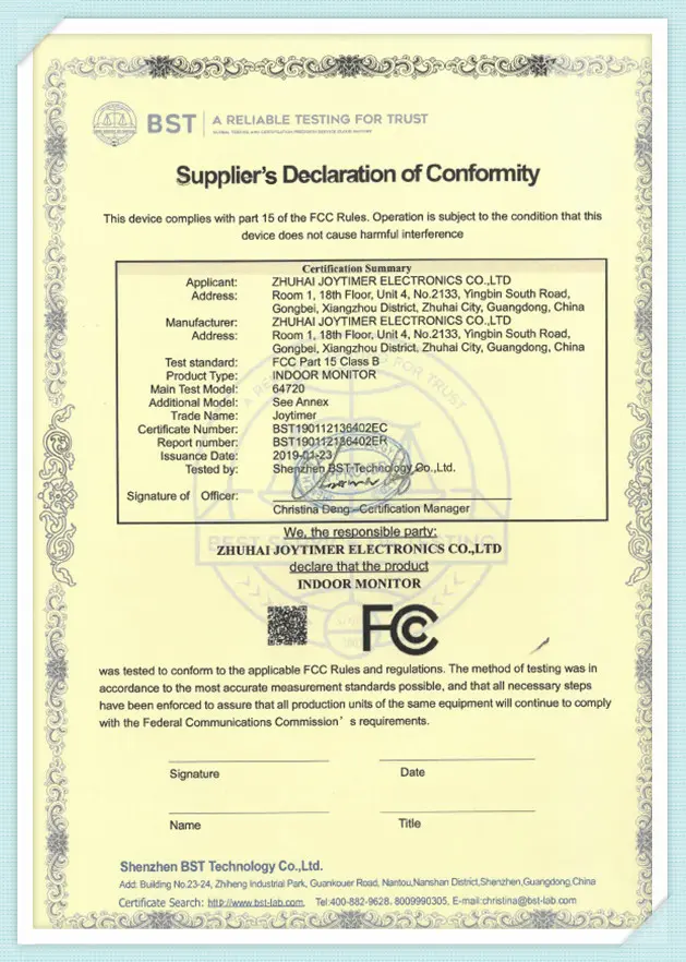 FCC-indoor-monitor-1abs