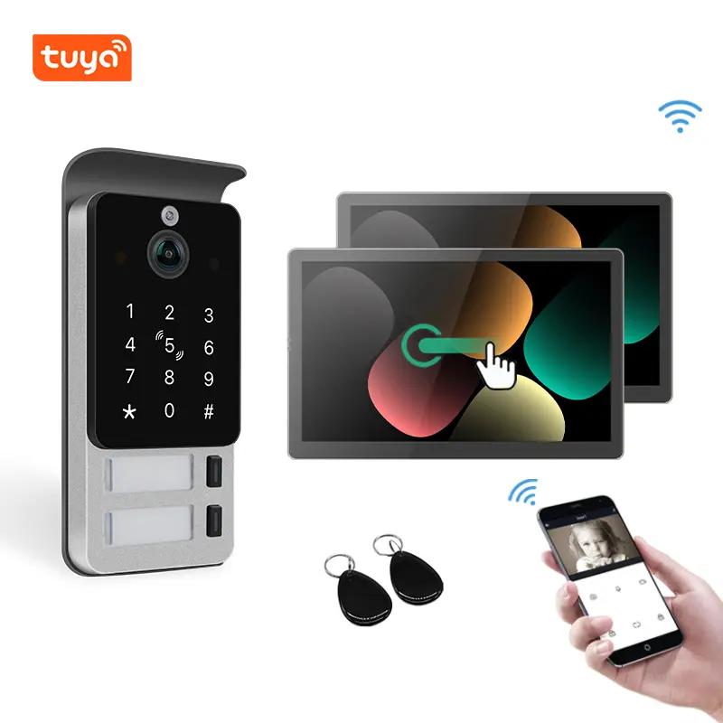 DIY IP Doorphone Kit For two families
